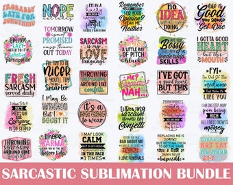Sarcasm Png Bundle, Sarcastic Bundle Png, Sarcastic Png Bundle, Funny Png Bundle, Sarcastic Sayings Png, Sassy Sublimation Printable File
