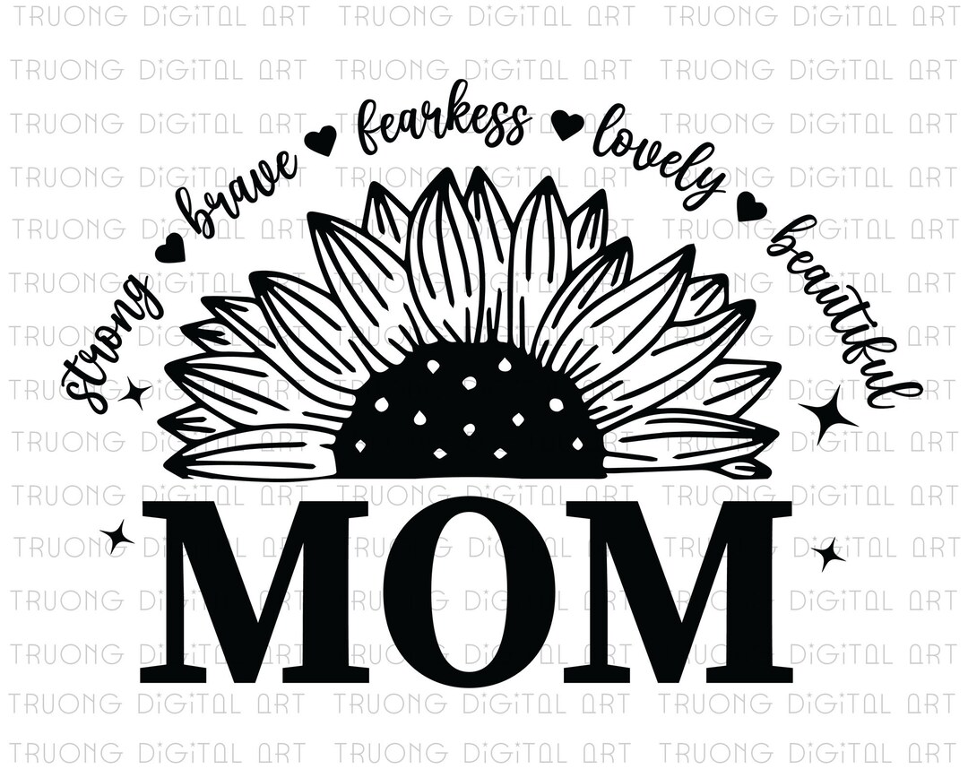 Sunflower Mom SVG PNG, Mom Definition Svg, Mom Life Svg, Mother's Day