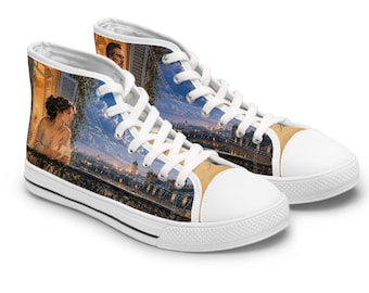 Romantic High Top Sneakers | Love Story Canvas Shoes