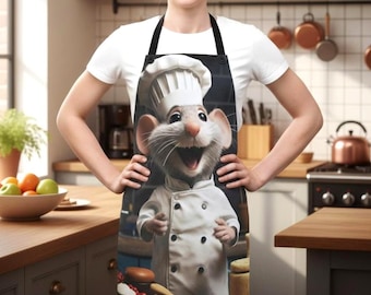 Chef Ratatouille Apron: Fun Cooking Gift for Foodies, Unisex Kitchen Apron