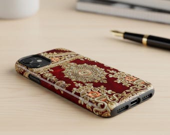 Luxury Impact-Resistant iPhone Case: Elegant Glossy Finish