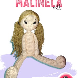 Malinela Doll, BODY, amigurumi pattern