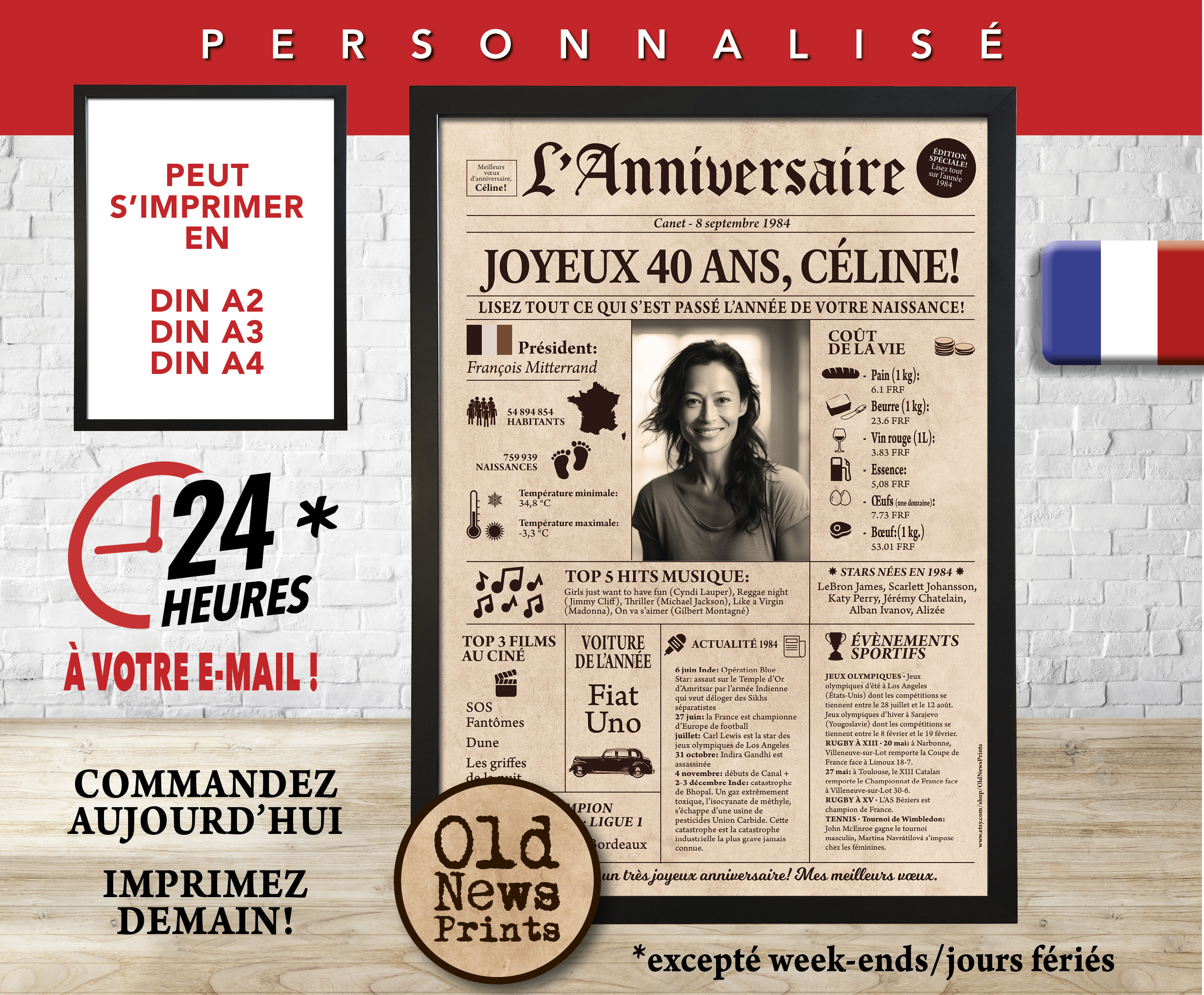 Carte + Enveloppe Le Journal De Mon Année 2011 Carterie Cadeaux