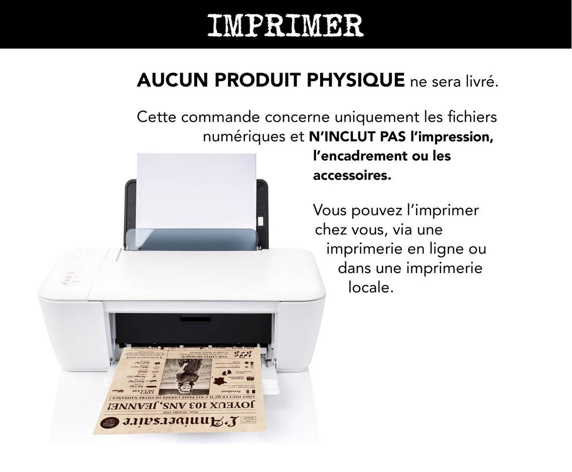 Journal De Naissance 1934 Affiche Année De Naissance, Anniversaire 90