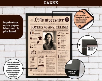 Carte Anniversaire 70 Ans - Affiche Retour En 1955 | Cadeau Original 70e Anniversaire Homme Ou Femme