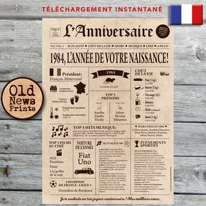 T-Shirt Anniversaire 40 Ans "Né En 1985" - Cadeau Vintage Homme/Femme, Style Rétro Cassette
