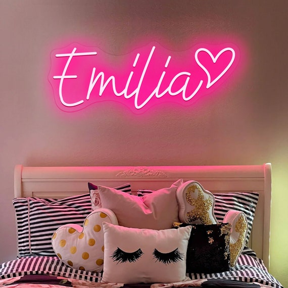 Custom Neon Name Sign, Neon Sign Bedroom, Teens Boys Room Decor Girls Bedroom Ideas, Gift for Kids, Dorm Decor,Birthday Back to School Gifts