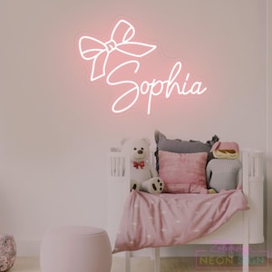 Custom Name Neon Sign for Kids, Neon Name Sign, Nursery Name Sign, Baby Name Sign Nursery Decor, Custom Neon Light Sign, Birthday Gifts