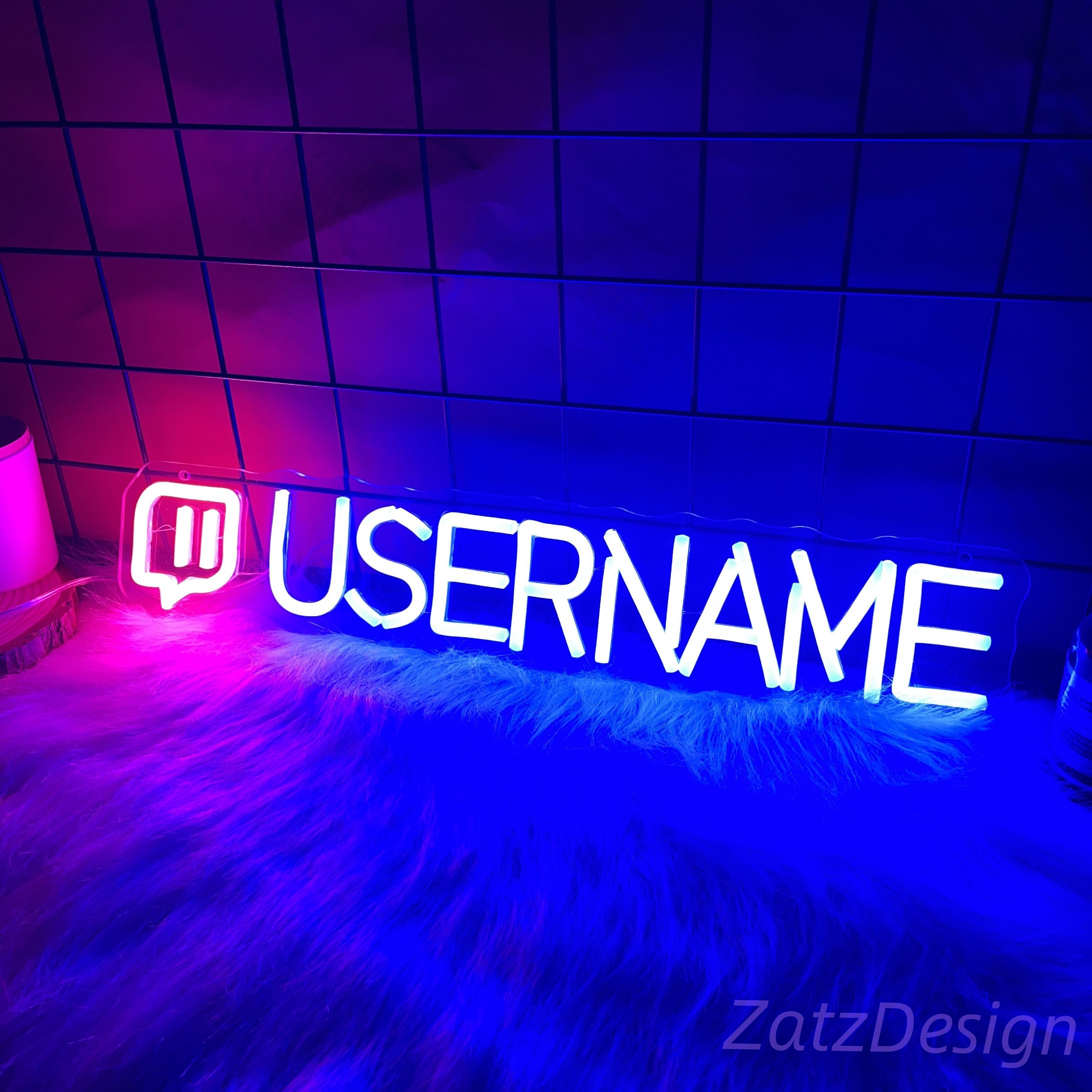 Custom Neon Sign Gamer Tag, Gamer Neon Sign Custom, Game Room Decor