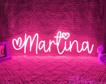 Custom kid&#39;s Name Neon Sign, Neon Sign LED Name Neon Decor Kid Room Decorations Neon Sign Birthday Neon Sign Personalized Gifts for Kids