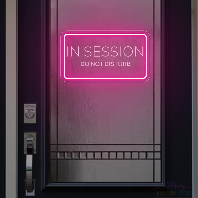 In Session Neon Sign, Beauty Salon Sign, Therapy Room Sign,beauty ...