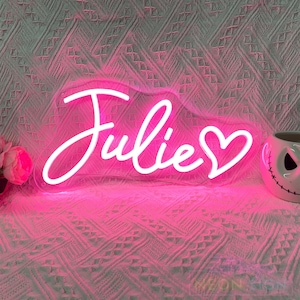 Custom Dorm Name Neon Sign, Neon Sign LED Name, Dorm Wall Art, College Dorm Room Decor, Kid Room Decor, Christmas Gifts, Roomies Gift