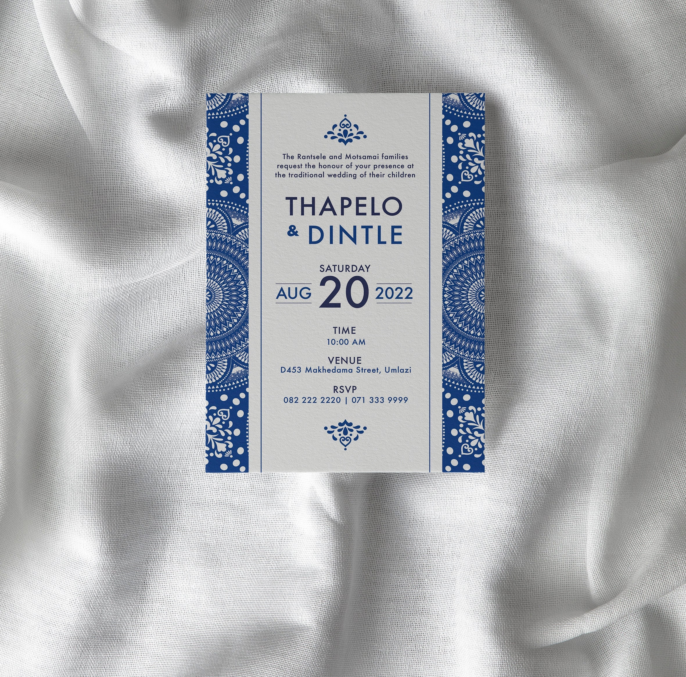 Sepedi traditional wedding clearance invitations