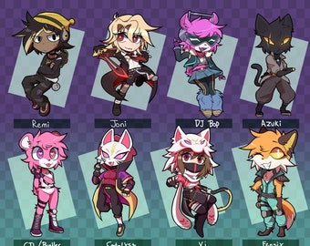 Fan Made | Double Sided Acrylic Keychains | Remi, Joni, DJ Bop