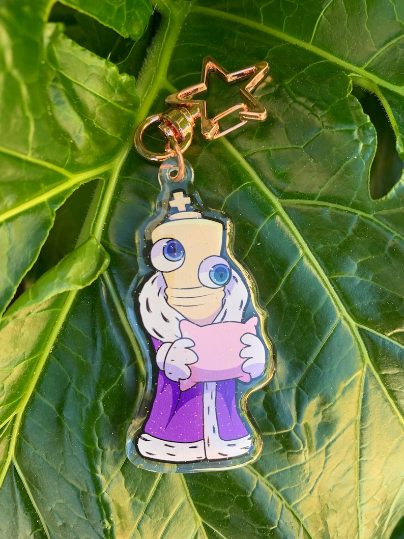Double Sided Acrylic Keychains | The Amazing Digital Circus | Pomni, Ragatha, Jax, Kinger, Gangle, Zooble | 2.5"/6.3cm | Fanmade Kinger