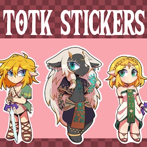 FANMADE TOTK STICKERS | 2.5in | (in production)