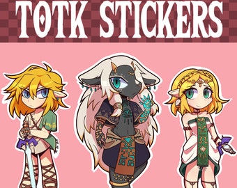 FANMADE TOTK STICKERS | 2.5in | (in production)