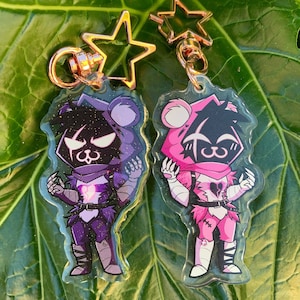 Raven Team Leader | Double Sided 2.5"/6.3cm Acrylic Keychain/Charm (BACK ORDER)