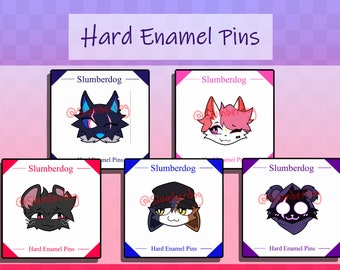 Hard Enamel Pins | MeowSkulls, Camille, Highwire, Raven Team Leader and Kimiko | 1.5"/38.1mm (PRE-ORDER)