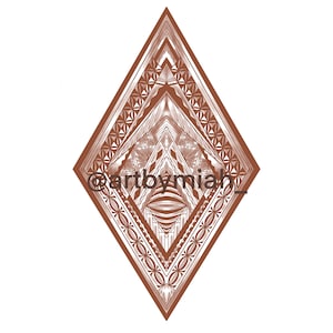 Polynesian Digital artwork prints ( tongan patterns ).16x16 and 20x20inchs