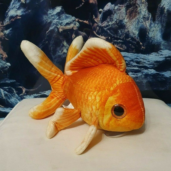 GreenPleco Kuscheltier Plushie "Goldfish" Goldfisch Aquarium Gartenteich Deko