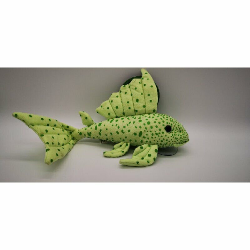 GreenPleco Plushie "Catfish" Green Phantom Pleco Aquarium Decoration