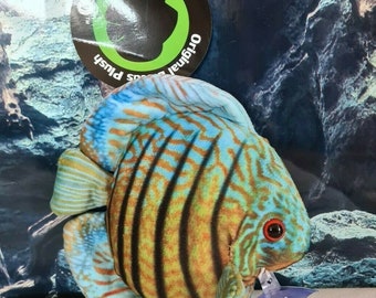 GreenPleco Plushie &quot;Discus&quot; Discus Fish Aquarium Decoration