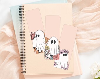 Halloween Bookmark | Ghost Bookmark | Cute Bookmark | Ghost Cuties | Bookish | Book Lover Gift | Book Worm