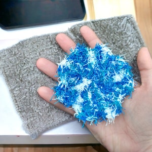 Crochet Dish Scrubby- Reusable-Handmade-Pot Scrubber-Durable-Dishcloth-Kitchen-Cleaning Supplies-Eco-Friendly-Machine-Washable
