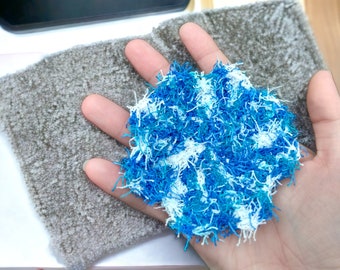 Crochet Dish Scrubby- Reusable-Handmade-Pot Scrubber-Durable-Dishcloth-Kitchen-Cleaning Supplies-Eco-Friendly-Machine-Washable