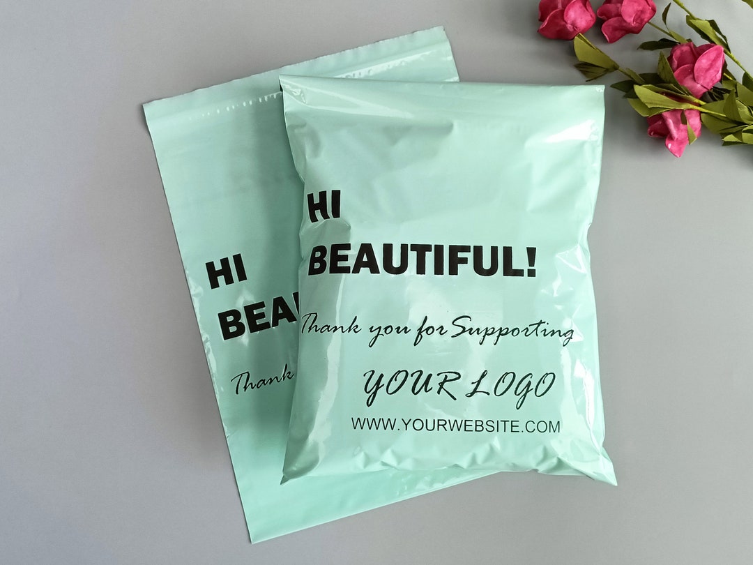 500 White Poly Mailers 10x13 Inches - Self Sealing Shipping Envelopes 2.0 Mil Thick