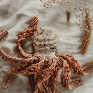 Patron au crochet ONNI OCTOPUS en téléchargement numérique, PDF, amigurumi pour bébés et tout-petits, pas un animal au crochet fini, allemand et anglais !