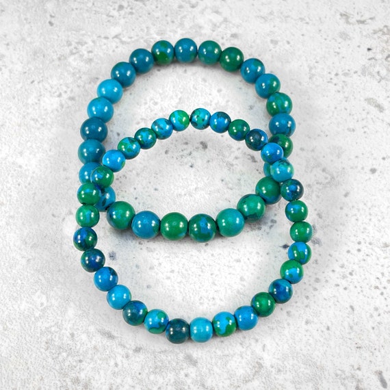 Diabetes relief chrysocolla bracelet discount