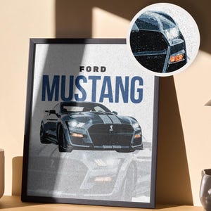 GAM Custom Car Poster Printing with Frame, Car Portrait, Car Decor, Car Accessories, Fathers Day gift, Gift for him