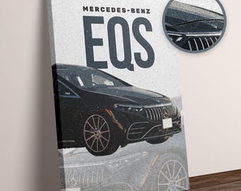 Custom Car Canvas Portrait: Personalized Automotive Art