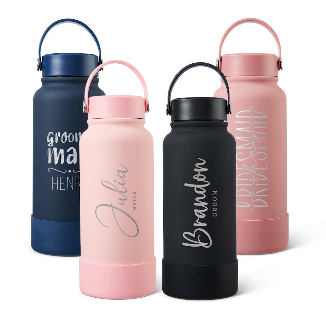 Laser Engraved Personalized Tumbler, 33oz Stainless Steel Water Bottle ...