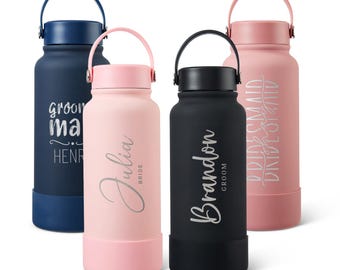 Laser Engraved Personalized Tumbler, 33oz Stainless Steel Water Bottle