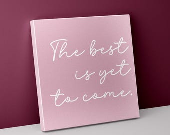 Custom Quote Canvas Print: Personalized Wall Art