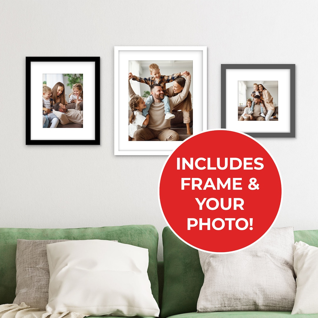 Custom Photo Poster Printing With Frame: Personalized Wall Art - Etsy