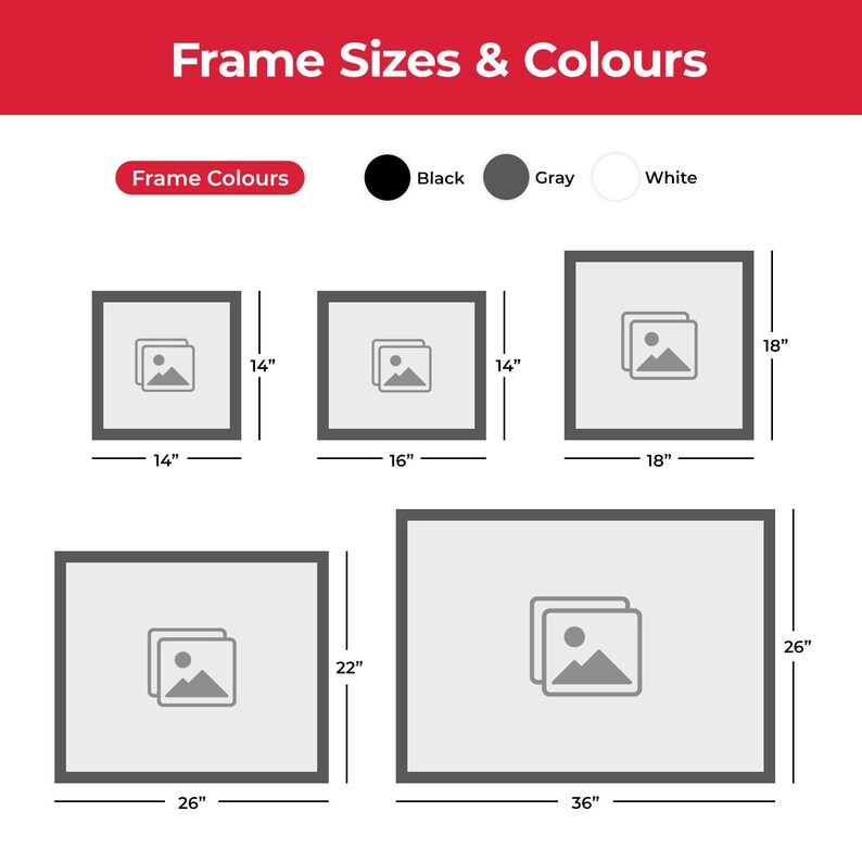 Custom Christmas Print With Frame, Christmas Tree, Christmas Decoration