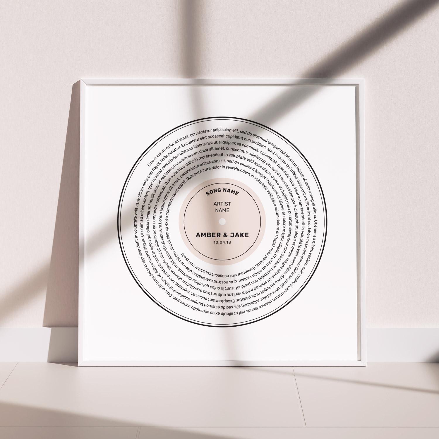 12x12 Album Cover Poster Vinyl - Etsy