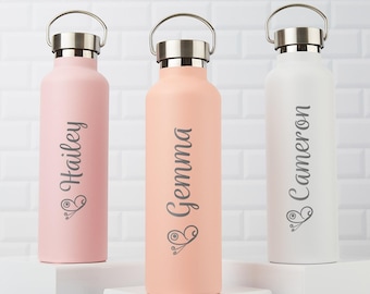 Gobelet personnalisé en acier inoxydable de 25 oz, cadeau de demoiselle d'honneur gravé