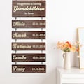 Personalized Wooden Sign,Custom Wooden Name Signs,Family Name/Date Sign for Home Decor,Grandchildren Sign,Personalized Gift for Grandparents product logo