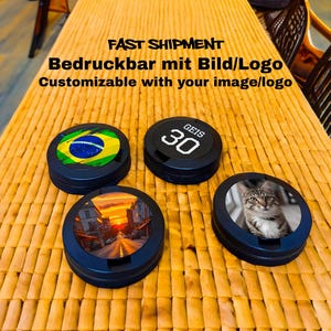 Personalized aluminum snus can – printable | Metal snus holder | Gift for men, best men, snus cans |