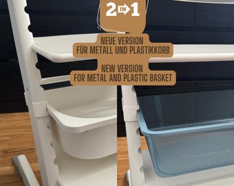 Ikea Adapter Set for Stokke Tripp Trapp - Trofast Metal and Plastic 2 in 1