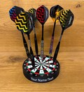 Dart Stand | Dart Holder | Personalized with Name | 23 Darts | Dartboard | Electronic & Steel Darts | Dart Stand | Darts