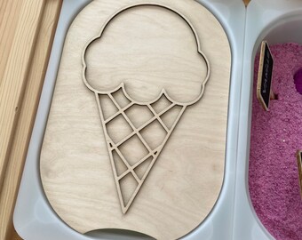 Trofast ice cream cone container lid