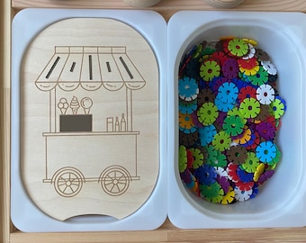 Trofast ice cream stand lid