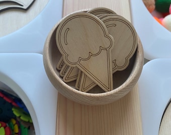 Accessories – Ice cream cone (set of 6)