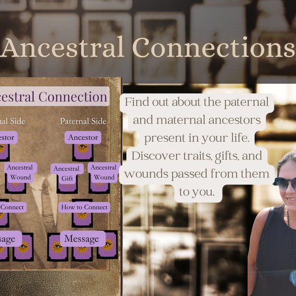 Ancestral Healing Same Day Tarot Reading - Discover and Heal Ancestral Wounds - Heal Generational Trauma - Discover Your Ancestral Roots -